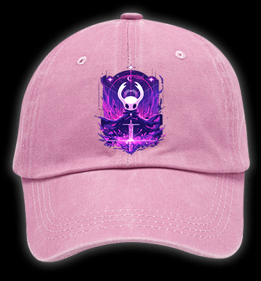 Hollow Knight's Aura Vintage Washed 100% Cotton Baseball Hat - TheDrunkShark
