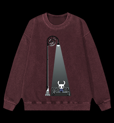 Hollow's Glow Vintage Washed 100% Cotton Sweatshirt - TheDrunkShark