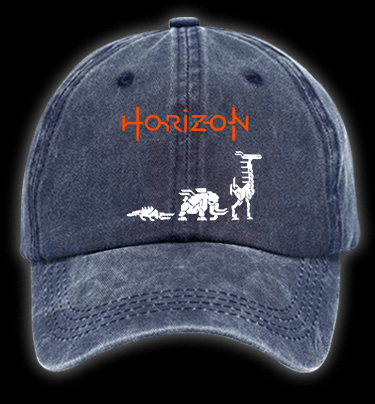 Horizon Deer Vintage Washed 100% Cotton Baseball Hat - TheDrunkShark