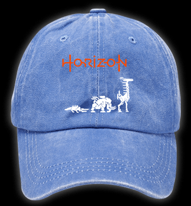 Horizon Deer Vintage Washed 100% Cotton Baseball Hat - TheDrunkShark