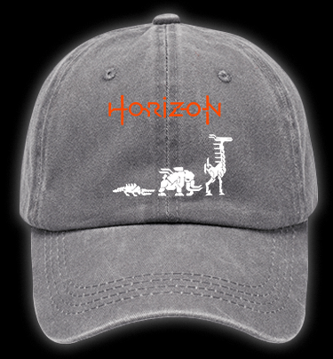 Horizon Deer Vintage Washed 100% Cotton Baseball Hat - TheDrunkShark