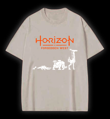 Horizon Deer Vintage Washed 100% Cotton T-Shirt - TheDrunkShark