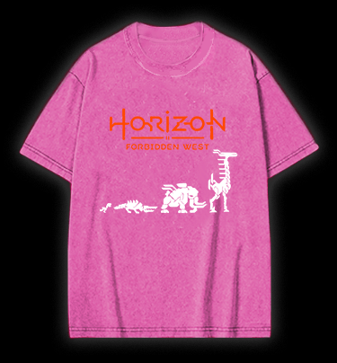 Horizon Deer Vintage Washed 100% Cotton T-Shirt - TheDrunkShark