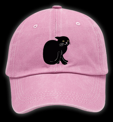 Introverted Cats Vintage Washed 100% Cotton Baseball Hat - TheDrunkShark