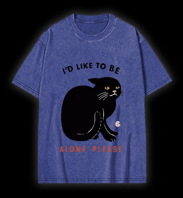 Introverted Cats Vintage Washed 100% Cotton T-Shirt - TheDrunkShark