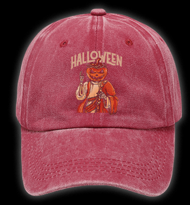 Jesus Comes for Halloween Vintage Washed 100% Cotton Baseball Hat - TheDrunkShark