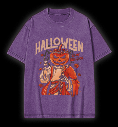 Jesus Comes for Halloween Vintage Washed 100% Cotton T-Shirt - TheDrunkShark