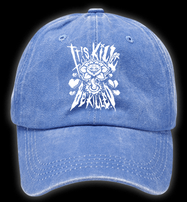 Kill or Be Killed Dark Art Vintage Washed 100% Cotton Baseball Hat - TheDrunkShark