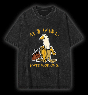 Lazy Goose Vintage Washed 100% Cotton T-Shirt - TheDrunkShark