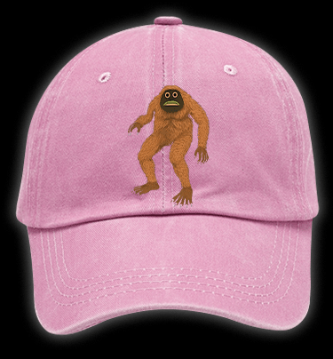 Lost Monster Vintage Washed 100% Cotton Baseball Hat - TheDrunkShark