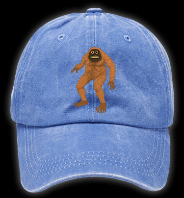 Lost Monster Vintage Washed 100% Cotton Baseball Hat - TheDrunkShark