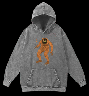 Lost Monster Vintage Washed 100% Cotton Hoodie - TheDrunkShark