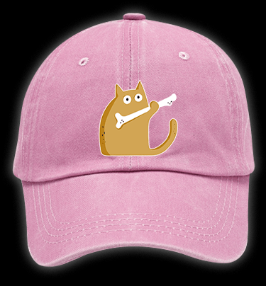 Meow Meow Madafakas Cat Vintage Washed 100% Cotton Baseball Hat - TheDrunkShark