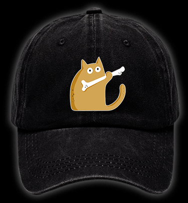 Meow Meow Madafakas Cat Vintage Washed 100% Cotton Baseball Hat - TheDrunkShark