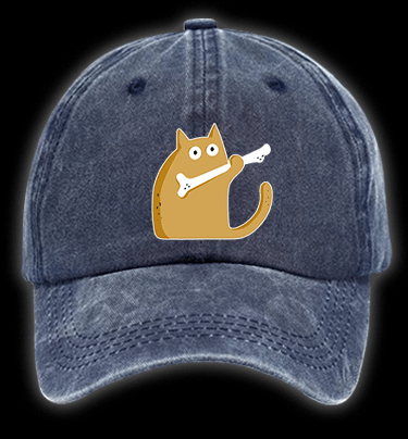 Meow Meow Madafakas Cat Vintage Washed 100% Cotton Baseball Hat - TheDrunkShark