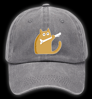 Meow Meow Madafakas Cat Vintage Washed 100% Cotton Baseball Hat - TheDrunkShark