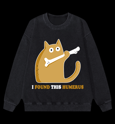 Meow Meow Madafakas Cat Vintage Washed 100% Cotton Sweatshirt - TheDrunkShark