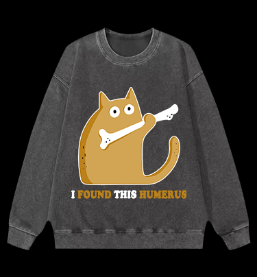 Meow Meow Madafakas Cat Vintage Washed 100% Cotton Sweatshirt - TheDrunkShark