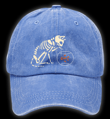 Meow Or Treat Vintage Washed 100% Cotton Baseball Hat - TheDrunkShark