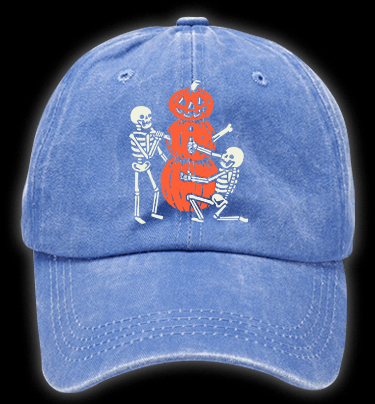 Merry Scaremas Vintage Washed 100% Cotton Baseball Hat - TheDrunkShark
