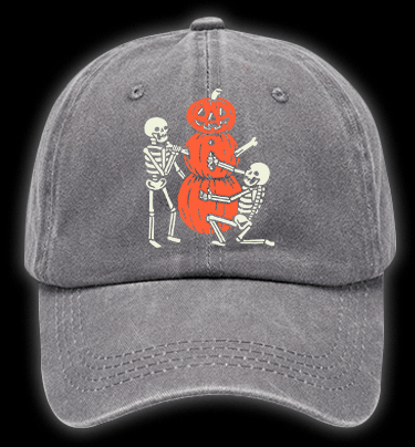 Merry Scaremas Vintage Washed 100% Cotton Baseball Hat - TheDrunkShark