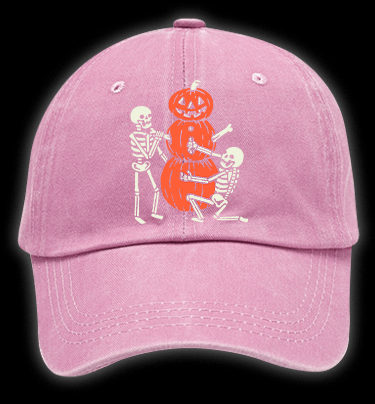 Merry Scaremas Vintage Washed 100% Cotton Baseball Hat - TheDrunkShark