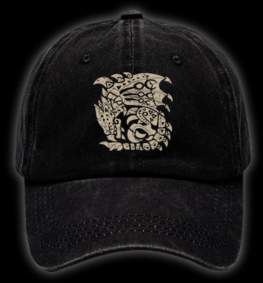 Monster Hunter Vintage Washed 100% Cotton Baseball Hat - TheDrunkShark