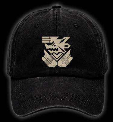 Monster Hunter Vintage Washed 100% Cotton Baseball Hat - TheDrunkShark