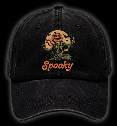 Mr. Pumpkin Vintage Washed 100% Cotton Baseball Hat - TheDrunkShark
