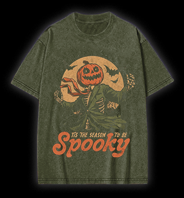 Mr. Pumpkin Vintage Washed 100% Cotton T-Shirt - TheDrunkShark