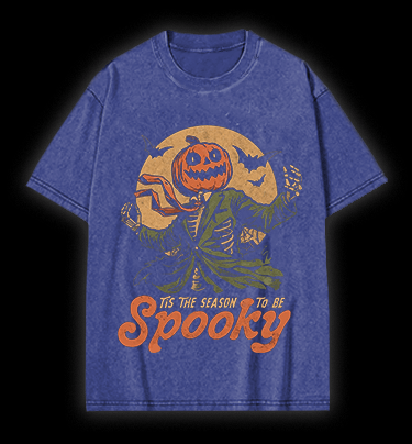 Mr. Pumpkin Vintage Washed 100% Cotton T-Shirt - TheDrunkShark