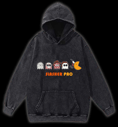 Pac - Killer Halloween Vintage Washed 100% Cotton Hoodie - TheDrunkShark