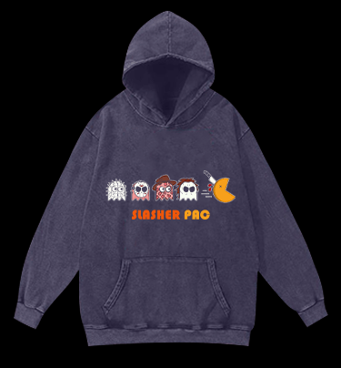 Pac - Killer Halloween Vintage Washed 100% Cotton Hoodie - TheDrunkShark