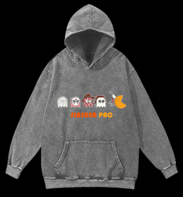 Pac - Killer Halloween Vintage Washed 100% Cotton Hoodie - TheDrunkShark
