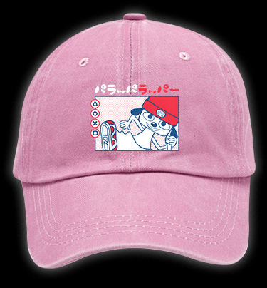 Parappa the Rapper Anime Vintage Washed 100% Cotton Baseball Hat - TheDrunkShark
