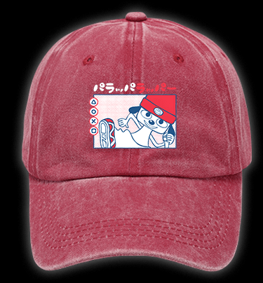 Parappa the Rapper Anime Vintage Washed 100% Cotton Baseball Hat - TheDrunkShark