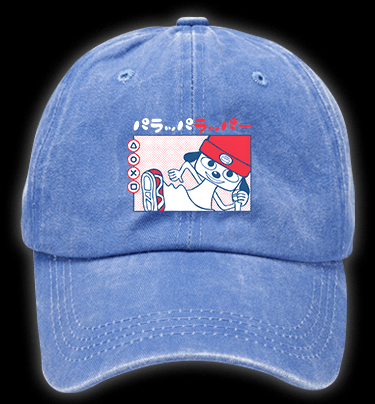 Parappa the Rapper Anime Vintage Washed 100% Cotton Baseball Hat - TheDrunkShark