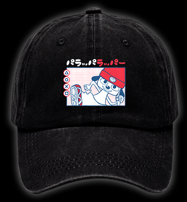 Parappa the Rapper Anime Vintage Washed 100% Cotton Baseball Hat - TheDrunkShark