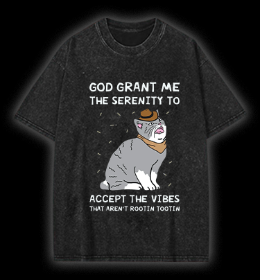  Philosophical Cat Vintage Washed 100% Cotton T-Shirt - TheDrunkShark