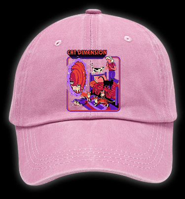 Portal to Cat Dimension Vintage Washed 100% Cotton Baseball Hat - TheDrunkShark