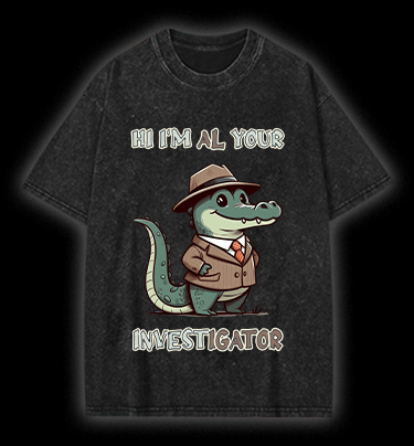  Private Gator  Crocodile Vintage Washed 100% Cotton T-Shirt - TheDrunkShark