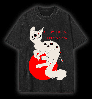  Purr - anormal Vision Vintage Washed 100% Cotton T-Shirt - TheDrunkShark