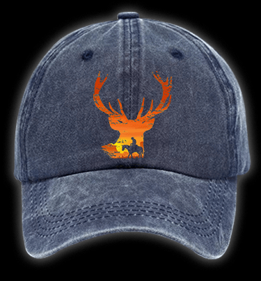 Red Dead Redemption Deer Ending Vintage Washed 100% Cotton Baseball Hat - TheDrunkShark