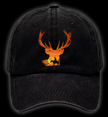 Red Dead Redemption Deer Ending Vintage Washed 100% Cotton Baseball Hat - TheDrunkShark