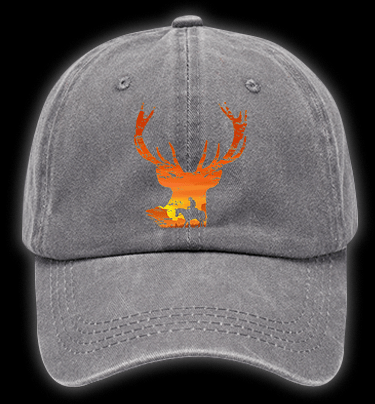 Red Dead Redemption Deer Ending Vintage Washed 100% Cotton Baseball Hat - TheDrunkShark