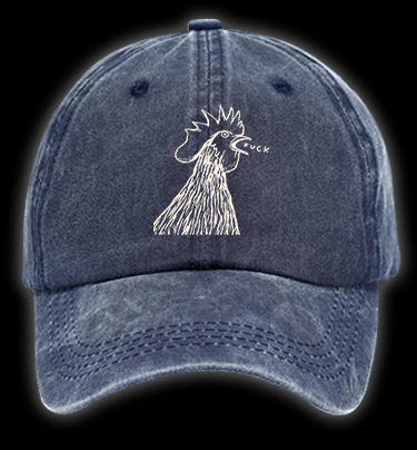 Rooster's Rry:FUCK Vintage Washed 100% Cotton Baseball Hat - TheDrunkShark
