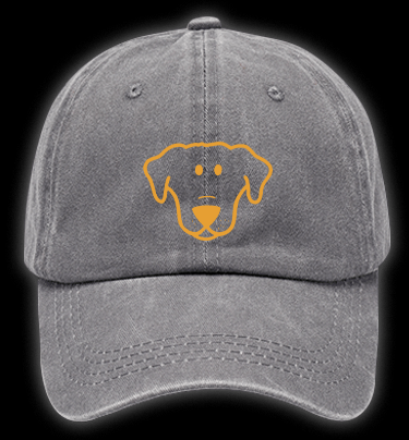 Say Hi to Your Dog Vintage Washed 100% Cotton Baseball Hat - TheDrunkShark