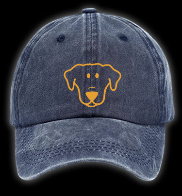Say Hi to Your Dog Vintage Washed 100% Cotton Baseball Hat - TheDrunkShark