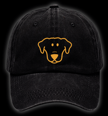Say Hi to Your Dog Vintage Washed 100% Cotton Baseball Hat - TheDrunkShark