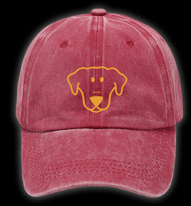 Say Hi to Your Dog Vintage Washed 100% Cotton Baseball Hat - TheDrunkShark